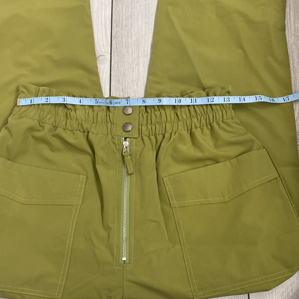 Elastic High Waisted Trouser Paper Bag Pants - Picture 12 of 12